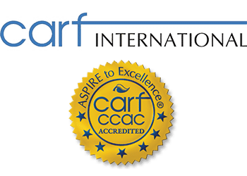 CARF Accredited logo | Opportunities Unlimited