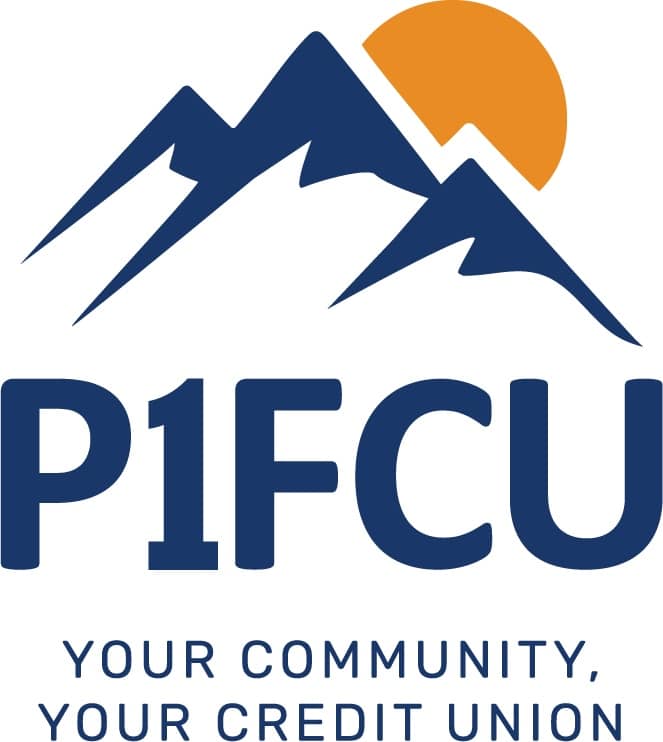 P1FCU Mark_Blue Orange Vertical_Community Tagline[15]